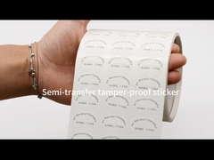 Autocollant de sécurité de sceau anti-altération