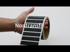 Étiquettes adhésives à haute température de 25 mm x 10 mm 1 millimètre de mat blanc