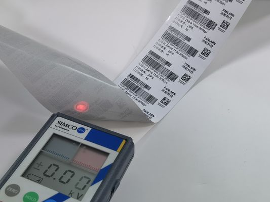 ESD Anti Static Labels 2mil Glossy Electrostatic Dissipative Polyester Labels