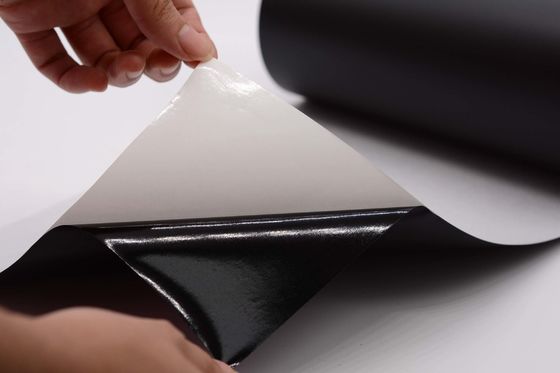 Matte Black Anti Static Label Material Permanent Adhesive Polyimide 1Mil With Glassine