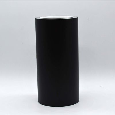 Matte Black Anti Static Label Material Permanent Adhesive Polyimide 1Mil With Glassine