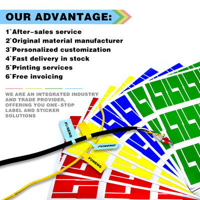 Custom A4 Cable Labels Waterproof Printable Stickers