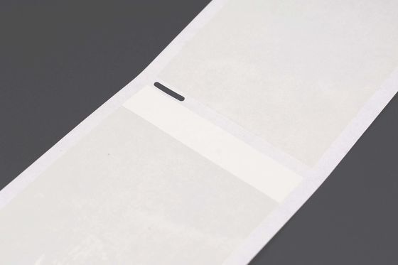12x100-12mm Cable Adhesive Label 2mil White Gloss Transparent Water Resistant Polyester Cable Label
