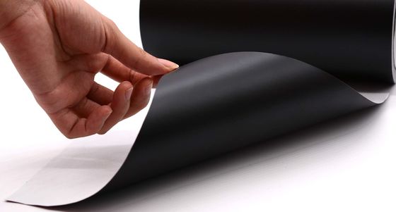 Matte Black Anti Static Label Material Permanent Adhesive Polyimide 1Mil With Glassine